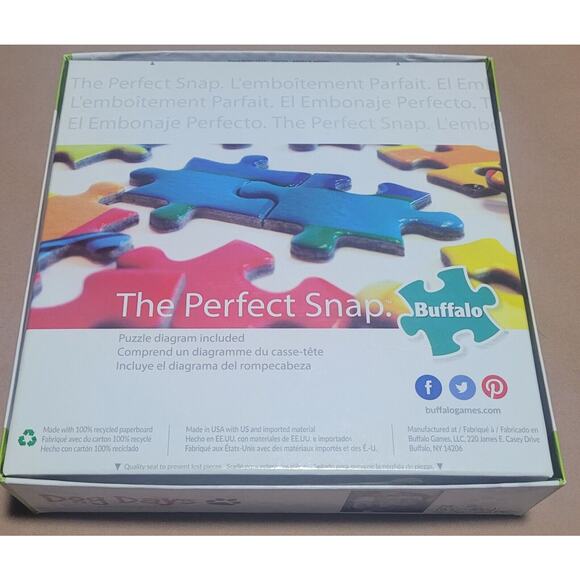 Buffalo Games Dog Days #17330 "Dog Gone Funny" 750-Piece Puzzle Complete LN - Picture 2 of 5